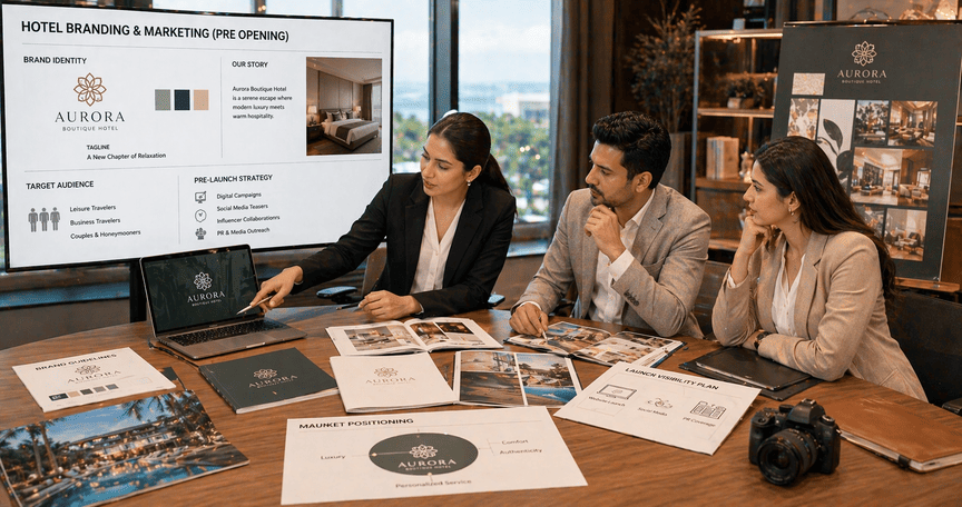hotel branding & marketing (pre opening)