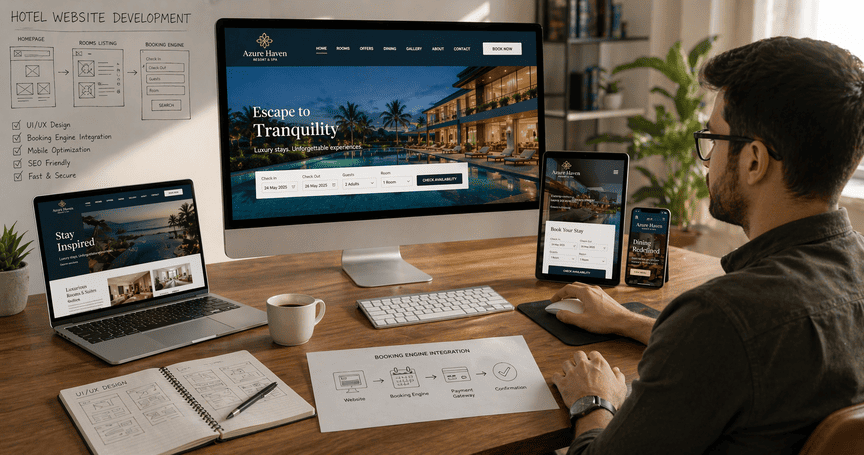 hotel website development